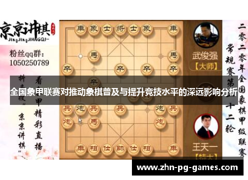 全国象甲联赛对推动象棋普及与提升竞技水平的深远影响分析