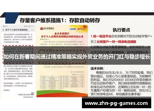 如何在新春期间通过精准策略实现外贸业务的开门红与稳步增长